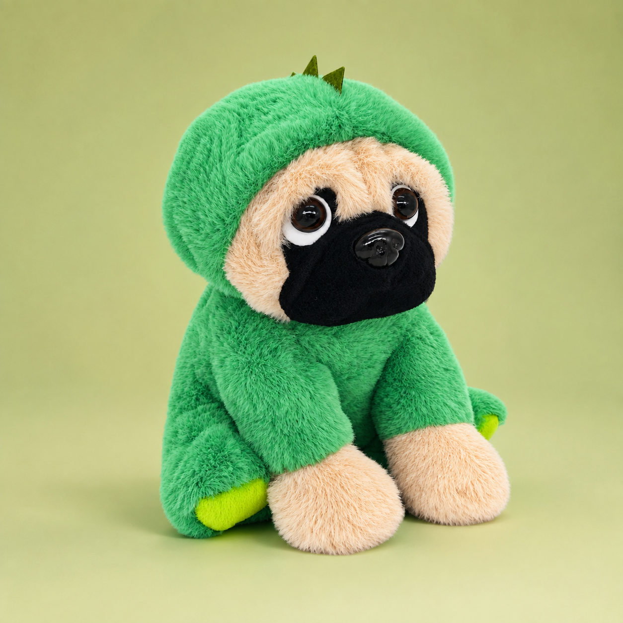 Dino Pug plush toy by JoyAmigo