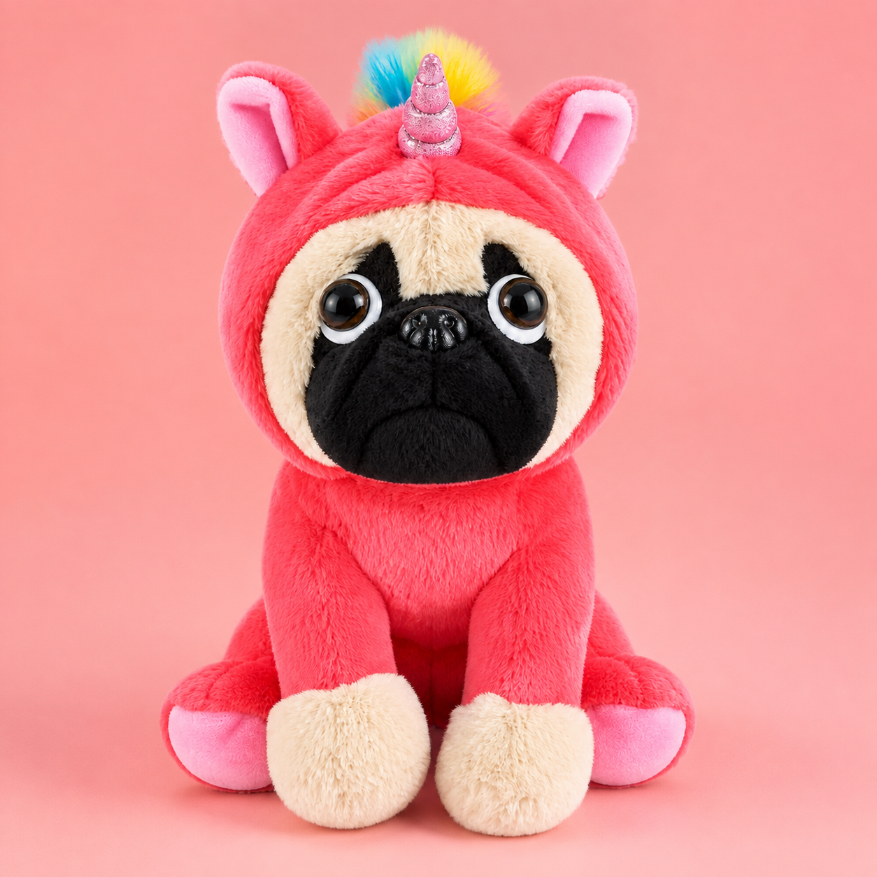 Pugicorn plush toy by JoyAmigo