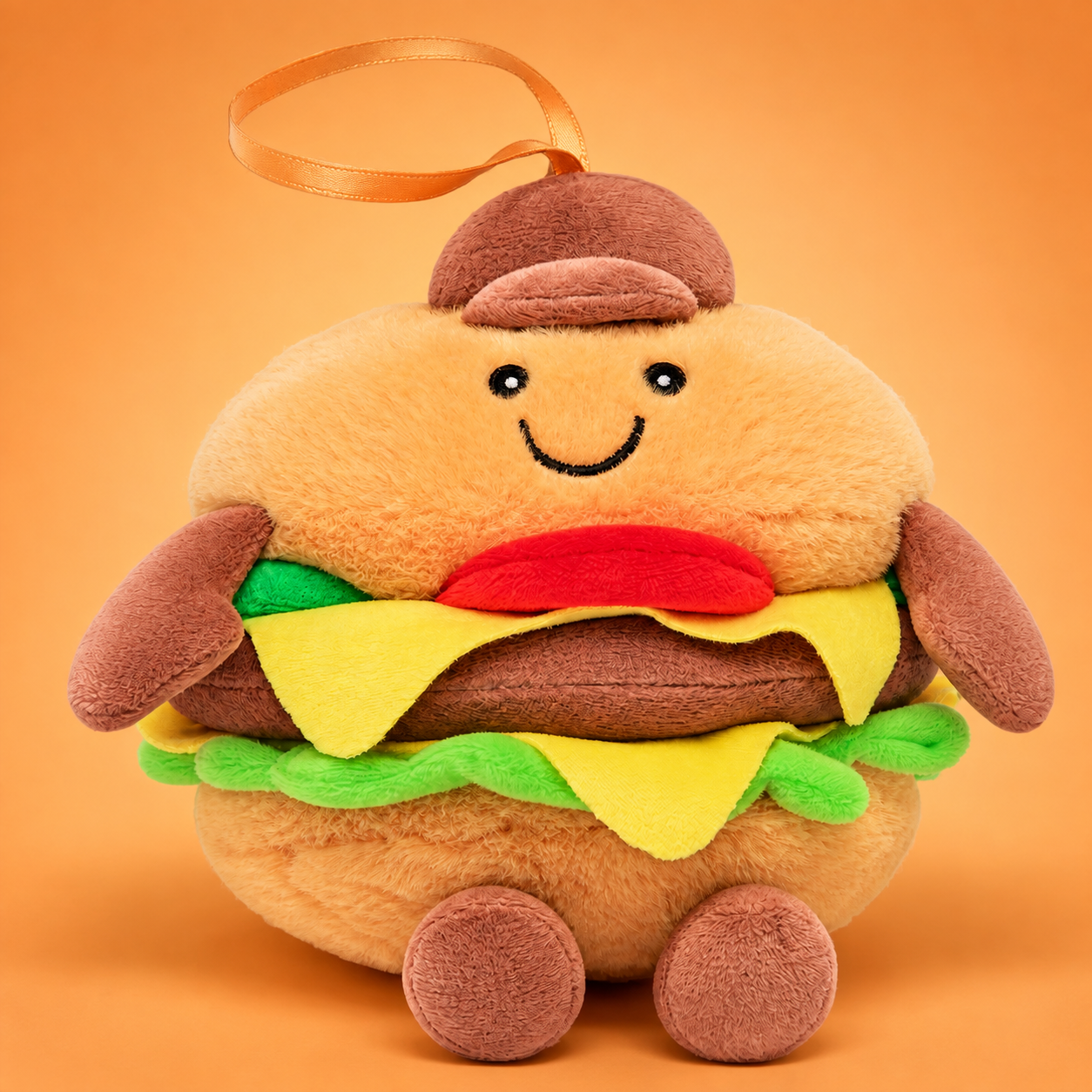 Happy Burger plush toy by JoyAmigo
